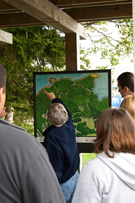 Schoodic trails map