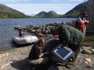 Monitoring Buoy at Jordan Pond