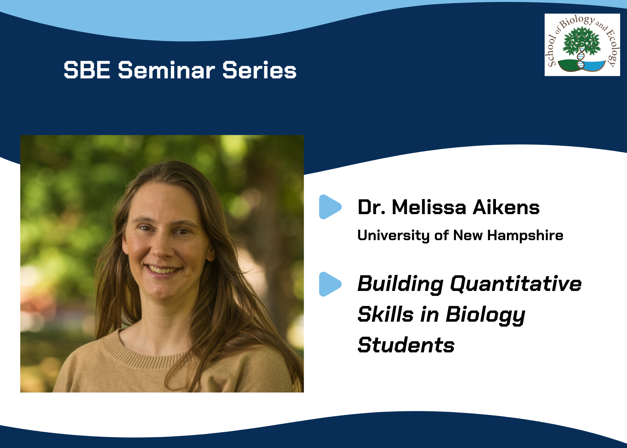 SBE Seminar Series Melissa Aikens